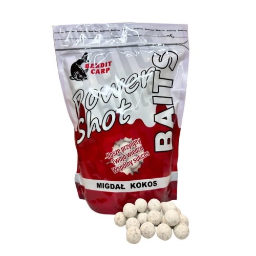 Przejdź do produktu BANDIT CARP kulki zanętowe Migdał-Kokos 18mm, 1kg