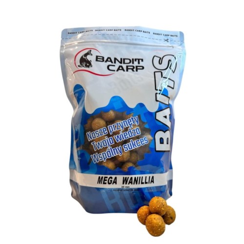 Przejdź do produktu BANDIT CARP kulki zanętowe Mega Wanilia 16mm, 1kg