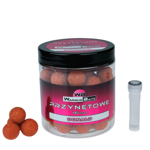 Przejdź do produktu WARMUZ BAITS kulki przynętowe Donald 16mm, 250 ml + dopalacz