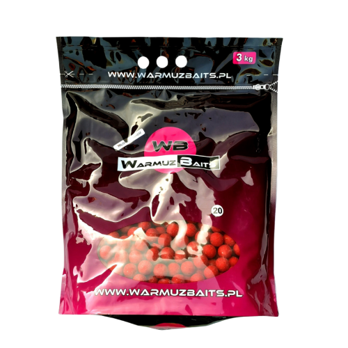 Przejdź do produktu WARMUZ BAITS kulki zanętowe Truskawka Krem 20mm, 3 kg