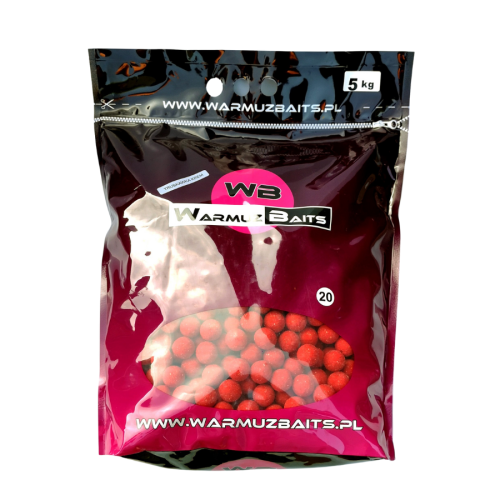 Przejdź do produktu WARMUZ BAITS kulki zanętowe Truskawka Krem 20mm, 5 kg