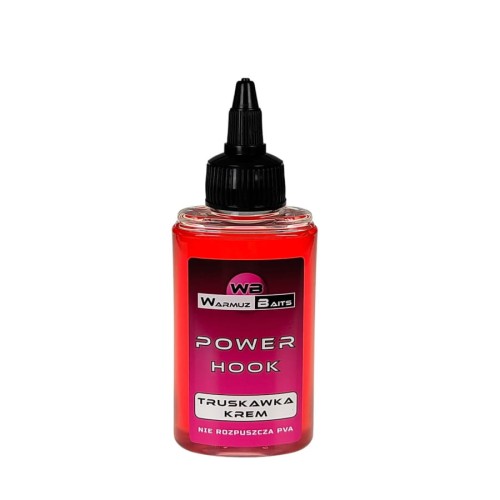 Przejdź do produktu WARMUZ BAITS dip Power Hook Truskawka Krem, 90 ml