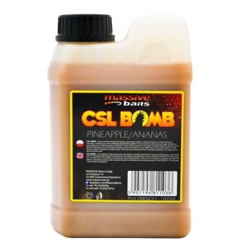 Przejdź do produktu MASSIVE BAITS liquid CSL Boomb Pineapple, 1000 ml