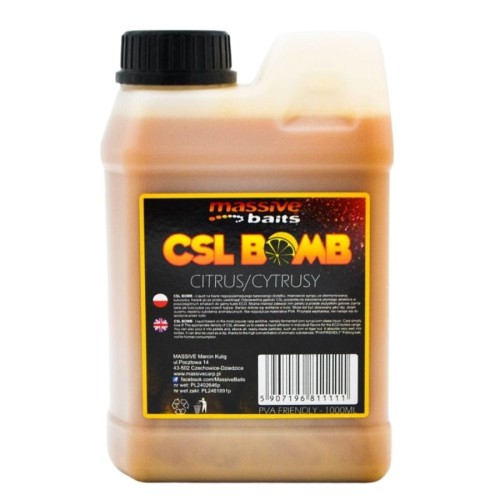 Przejdź do produktu MASSIVE BAITS liquid CSL Boomb Citrus, 1000 ml