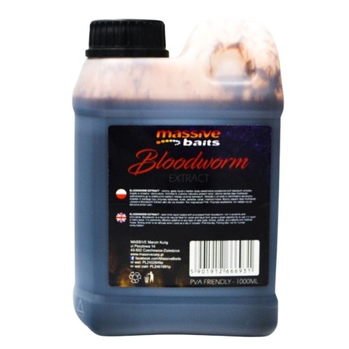 Przejdź do produktu MASSIVE BAITS liquid Bloodworm Extract, 1000 ml