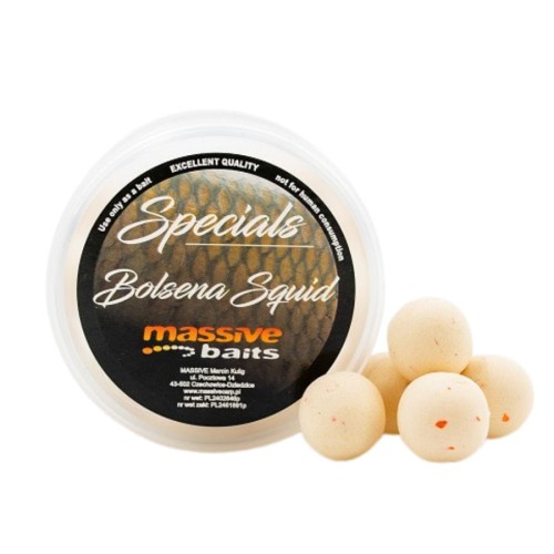 Przejdź do produktu MASSIVE BAITS kulki Pop Up Bolsena Squid 18mm, 200 ml