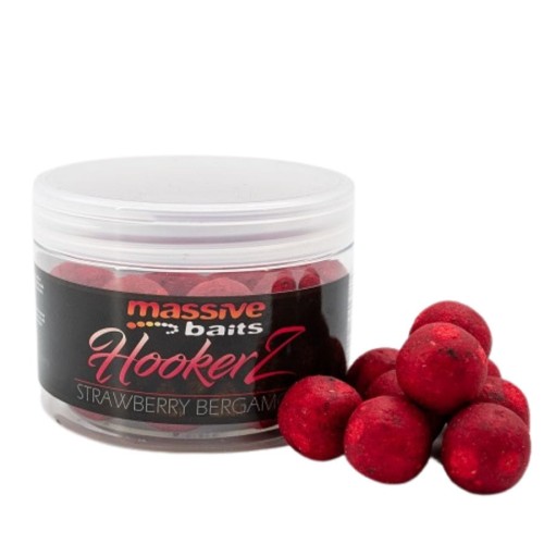 Przejdź do produktu MASSIVE BAITS HOOKERZ kulki przynętowe Strawberry Bergamotta 22mm, 300 ml