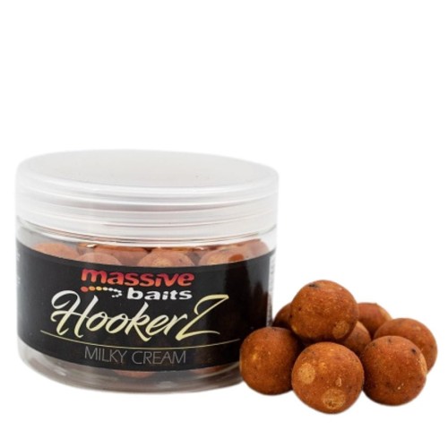 Przejdź do produktu MASSIVE BAITS HOOKERZ kulki przynętowe Milky Cream 22mm, 300 ml