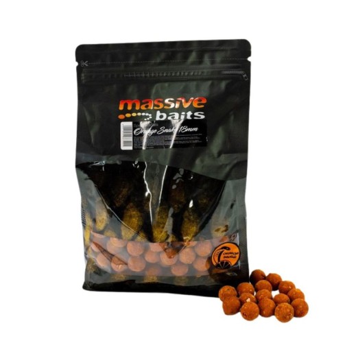 Przejdź do produktu MASSIVE BAITS kulki zanętowe Orange Snake Robin Orange 18mm, 1kg