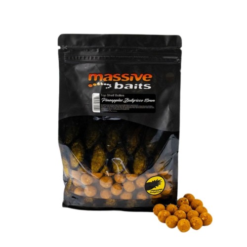 Przejdź do produktu MASSIVE BAITS kulki zanętowe Pineapplez Butyricco 18mm, 1kg