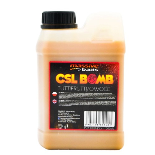 Przejdź do produktu MASSIVE BAITS liquid CSL Boomb Tuttifrutti, 1000 ml