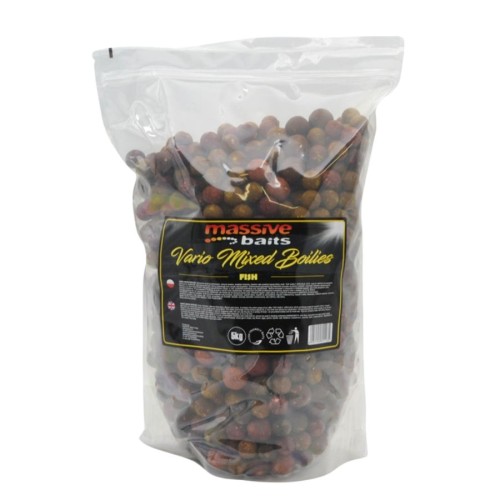 Przejdź do produktu MASSIVE BAITS kulki zanętowe Fish Vario Mixed Boiles 14/18/24mm, 5kg