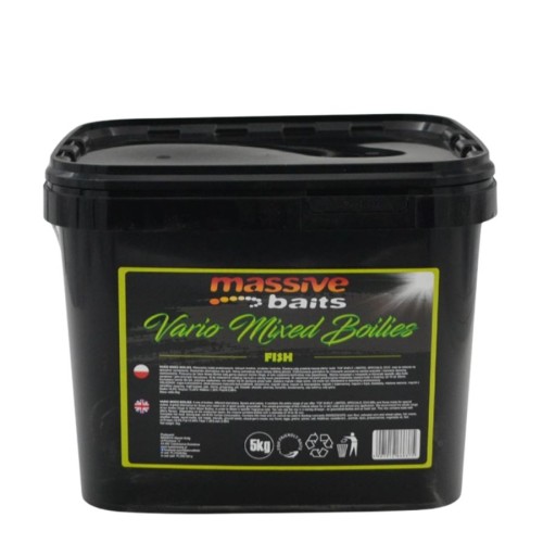 Przejdź do produktu MASSIVE BAITS kulki zanętowe Fish Vario Mixed Boiles 14/18/24mm, 5kg