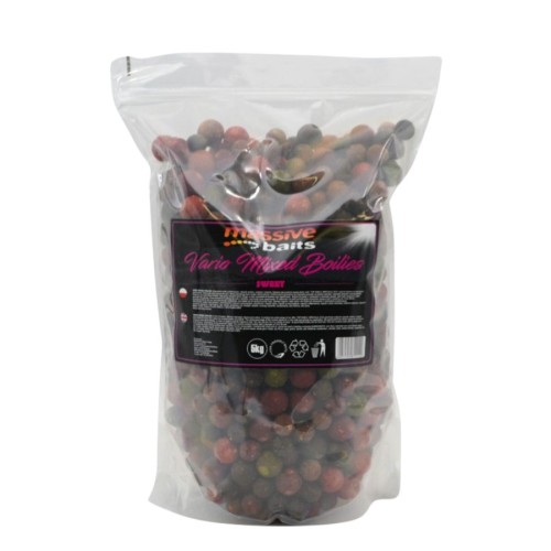 Przejdź do produktu MASSIVE BAITS kulki zanętowe Sweet Vario Mixed Boiles 14/18/24mm, 5kg
