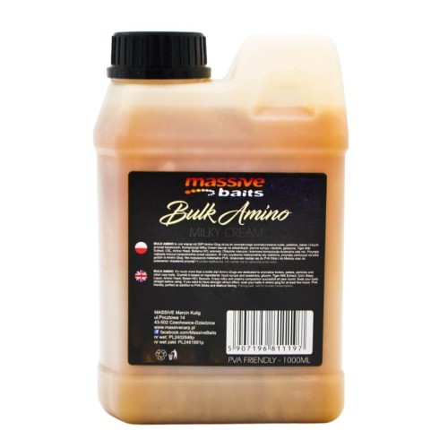 Przejdź do produktu MASSIVE BAITS liquid Bulk Amino Milky Cream, 1000 ml