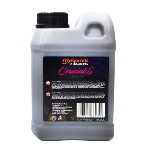 Przejdź do produktu MASSIVE BAITS liquid Crucial Amino 5, 1000ml