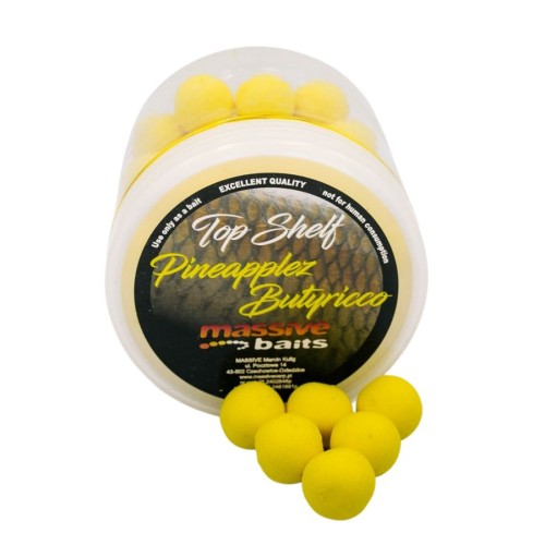 Przejdź do produktu MASSIVE BAITS kulki Pop Up Pineapplez Butyricco 14mm, 200 ml