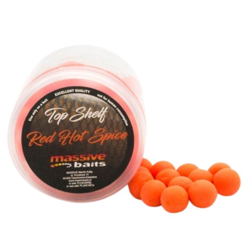 Przejdź do produktu MASSIVE BAITS kulki Pop Up Red Hot Spice 14mm, 200 ml