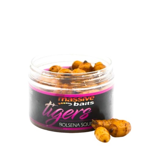 Przejdź do produktu MASSIVE BAITS orzech tygrysi XL Salty Sweet Tigers Bolsena Squid, 150 ml