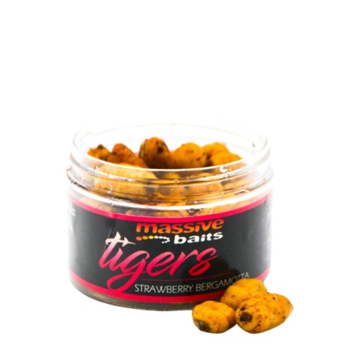 Przejdź do produktu MASSIVE BAITS orzech tygrysi XL Salty Sweet Tigers Strawberry Bergamotta, 150 ml