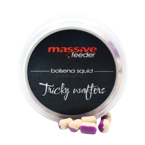 Przejdź do produktu MASSIVE BAITS Tricky Wafters Bolsena Squid 10x7mm, 50 ml