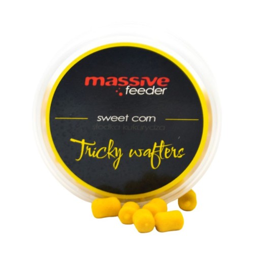 Przejdź do produktu MASSIVE BAITS Tricky Wafters Sweet Corn 10x7mm, 50 ml