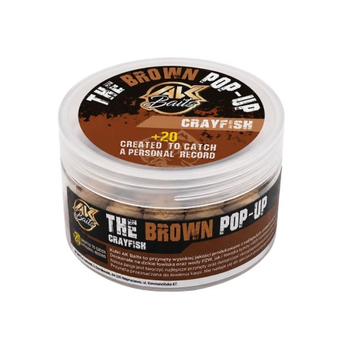 Przejdź do produktu AK BAITS kulki Pop Up Standard Crayfish 14mm, 100 ml