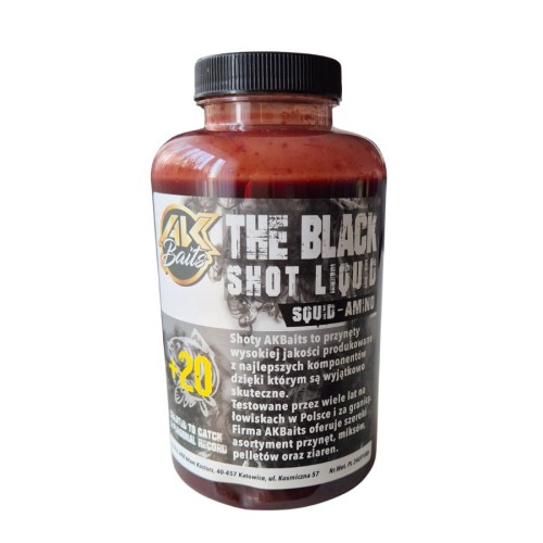 Przejdź do produktu AK BAITS Shot Liquid Squid & Amino, 500 ml
