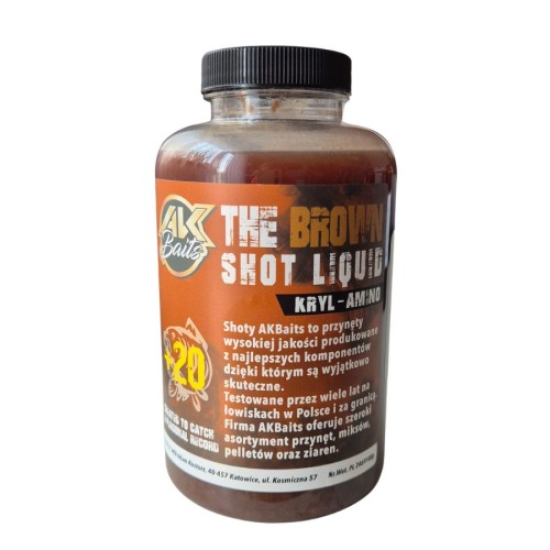 Przejdź do produktu AK BAITS Shot Liquid Kryl & Amino, 500 ml