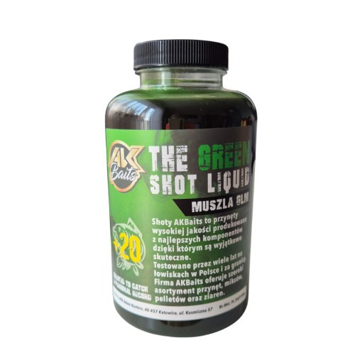 Przejdź do produktu AK BAITS Shot Liquid Muszla GLM, 500 ml