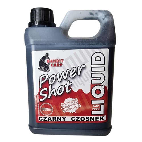 Przejdź do produktu BANDIT CARP Power Shot liquid Czarny Czosnek, 1000 ml
