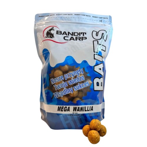 Przejdź do produktu BANDIT CARP kulki zanętowe Mega Wanilia 20mm, 1kg