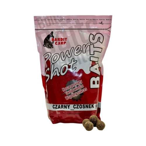Przejdź do produktu BANDIT CARP kulki zanętowe Czarny Czosnek 18mm, 1kg