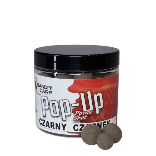 Przejdź do produktu BANDIT CARP kulki Pop Up Czarny Czosnek 10/16mm, 200 ml