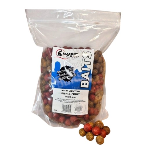 Przejdź do produktu BANDIT CARP kulki zanętowe Fish&Fruit 16/20mm, 3kg