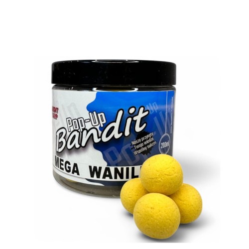 Przejdź do produktu BANDIT CARP kulki Pop Up Mega Wanilia 16mm, 200 ml