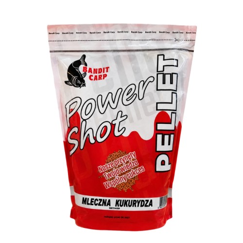 Przejdź do produktu BANDIT CARP pellet 2mm Mleczna Kukurydza, 1kg