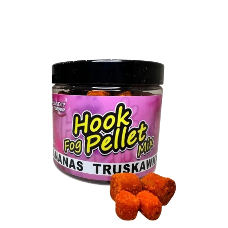 Ananas Truskawka 8-10mm Pellet Haczykowy Bandit Carp 200ml.jpg