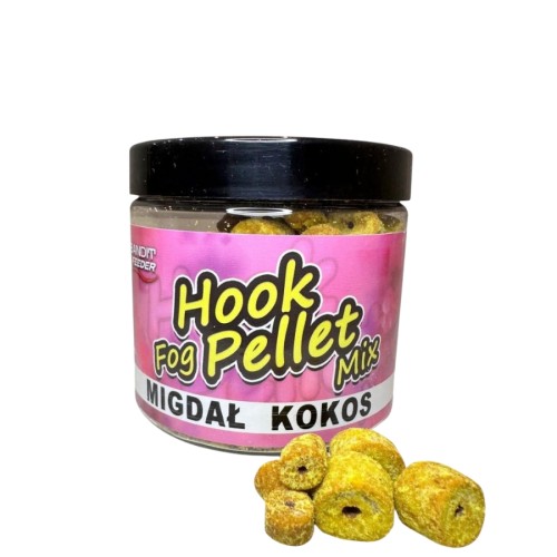 Przejdź do produktu BANDIT CARP pellet haczykowy smużący Migdał Kokos 8/10mm, 200 ml